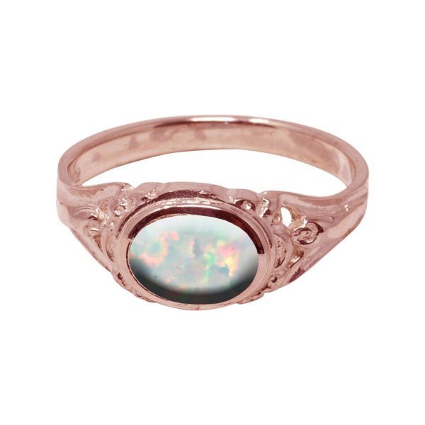 Rose Gold Opalite Ring