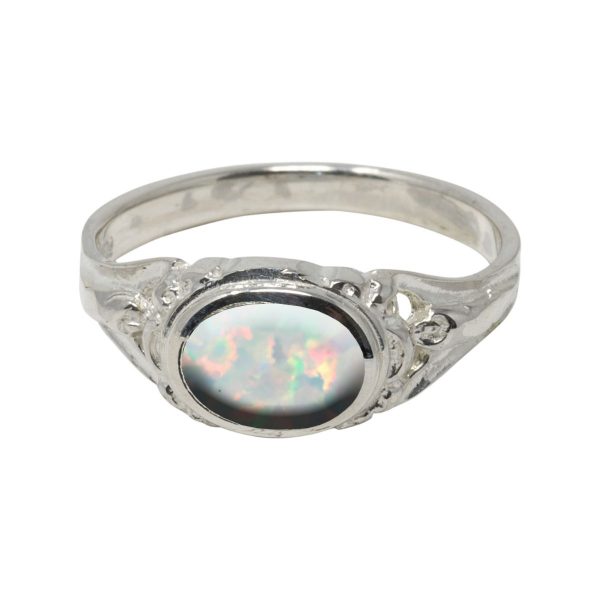 Silver Opalite Ring