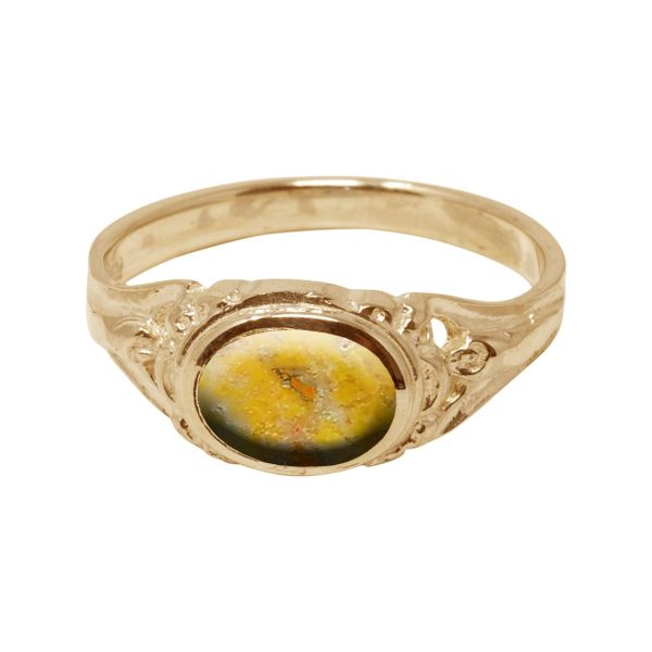 Yellow Gold Bumblebee Ring