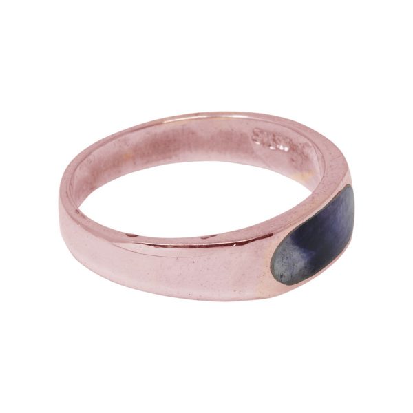 Rose Gold Blue Joh Ring