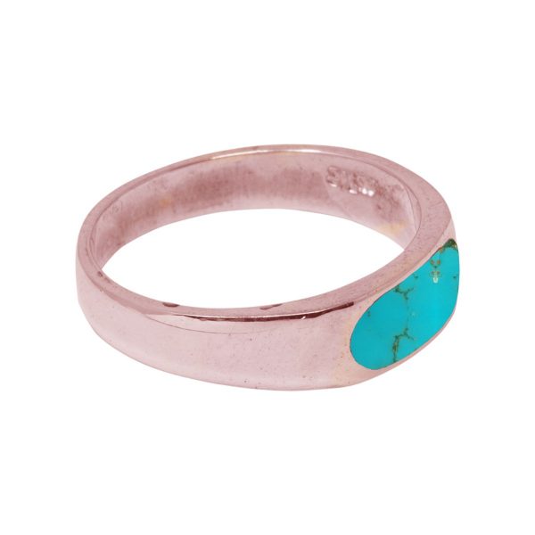 Rose Gold Turquoise Ring