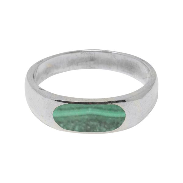 Silver Malachite Ring