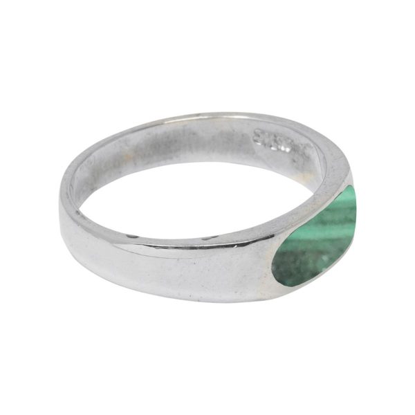 Silver Malachite Ring