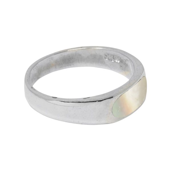 Silver Mother of Pearl Ring