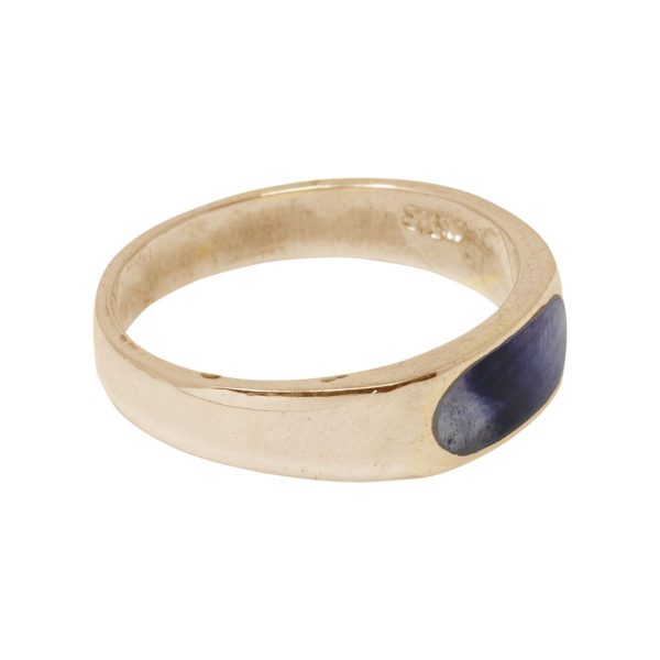 Yellow Gold Blue John Ring