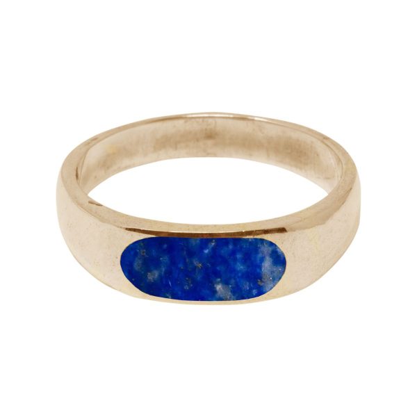 Yellow Gold Lapis Ring