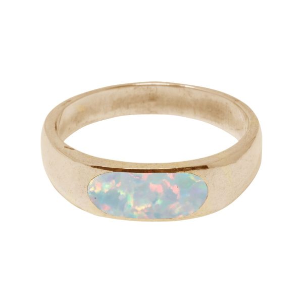 Yellow Gold Oplaite Ring