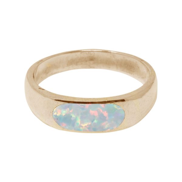 Yellow Gold Oplaite Ring