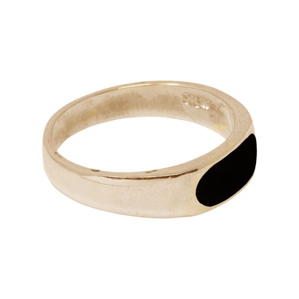 Yellow Gold Whitby Jet Ring