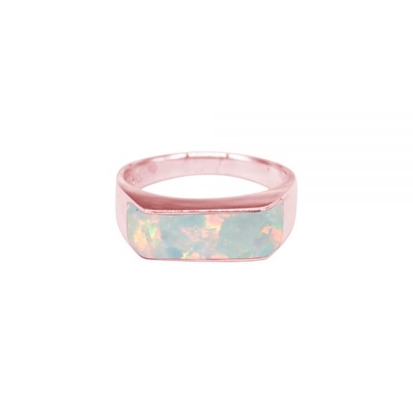 Rose Gold Opalite Sun Ice Ring