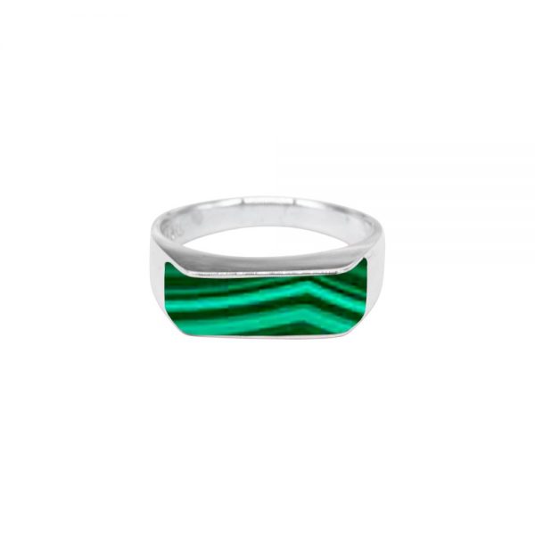 Silver Malachite Ring