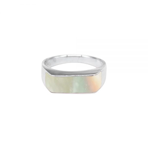 Silver Mother of Pearl Ring