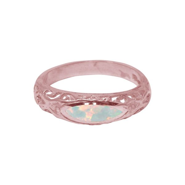 Rose Gold Opalite Ring