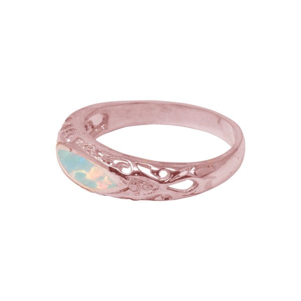 Rose Gold Opalite Ring