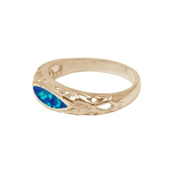 Yellow Gold Opalite Ring