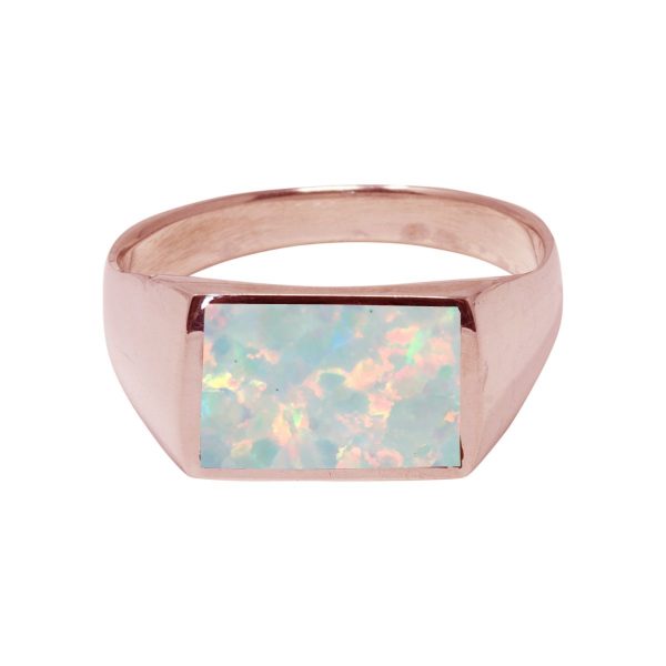 Rose Gold Opalite Sun Ice Ring