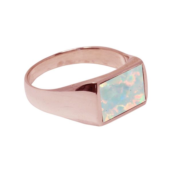 Rose Gold Opalite Sun Ice Ring