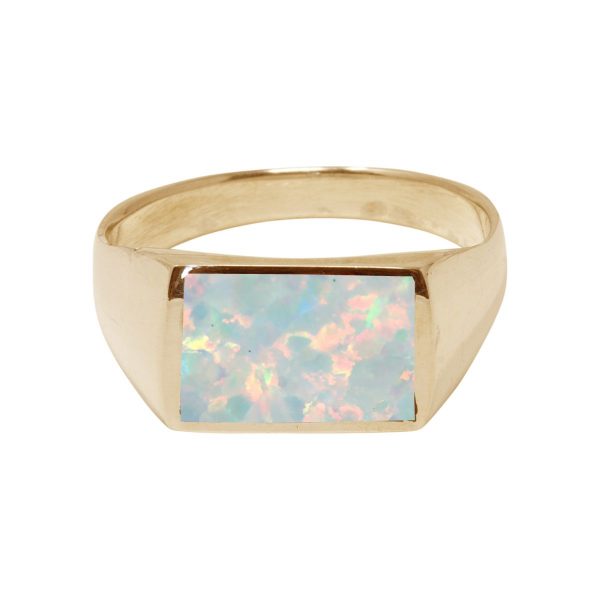 Yellow Gold Opalite Ring