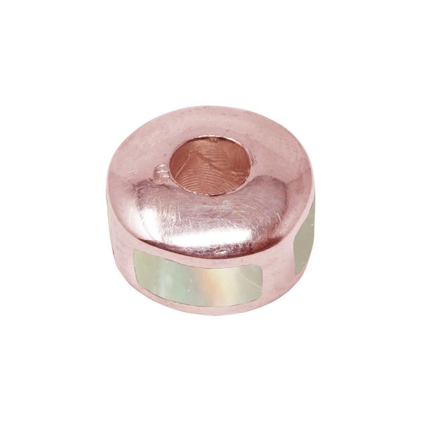 Rose Gold Mother of Pearl Bead