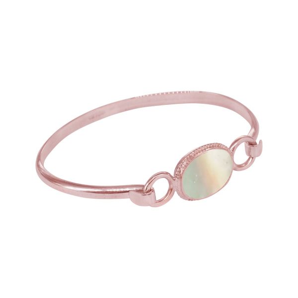 Rose Gold Mother of Pearl Bangle