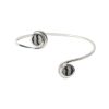 White Gold Blue John Bangle