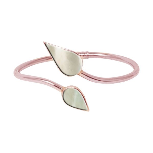 Rose Gold Mother of Pearl Bangle