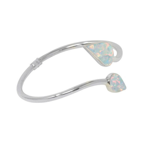 Silver Opalite Bangle