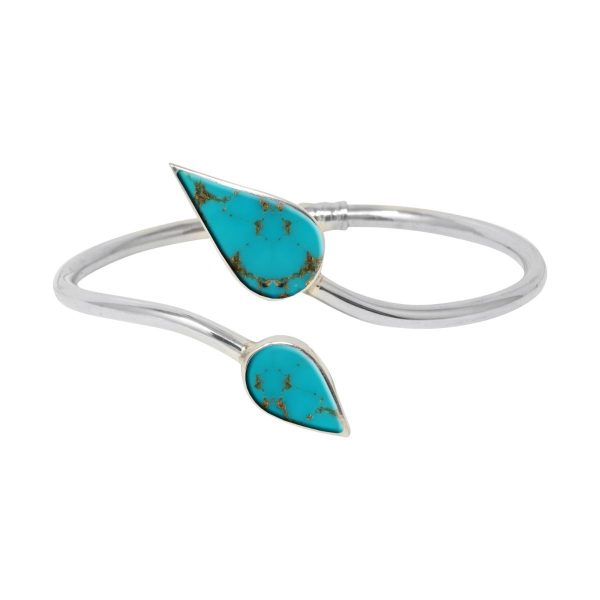 Silver Turquoise Bangle