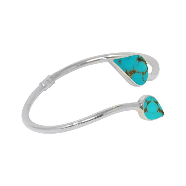 Silver Turquoise Bangle