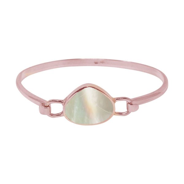 Rose Gold Mother of Pearl Bangle