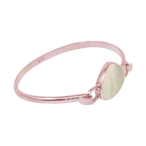 Rose Gold Mother of Pearl Bangle