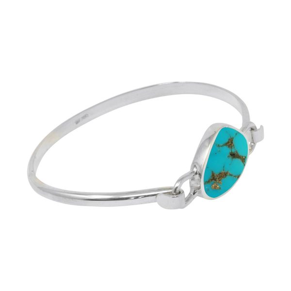 Silver Turquoise Bangle