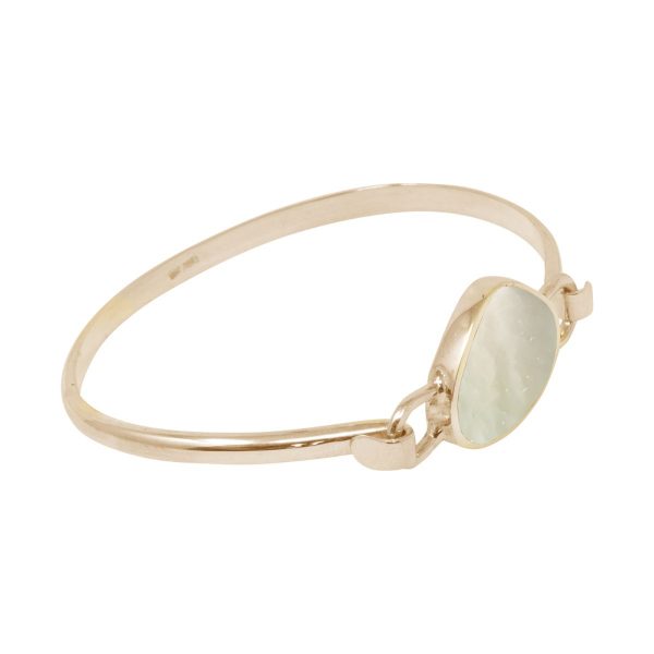 Yellow Gold Mother of Pearl Bangle