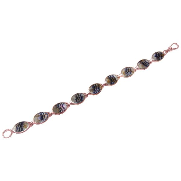 Rose Gold Blue John Bracelet