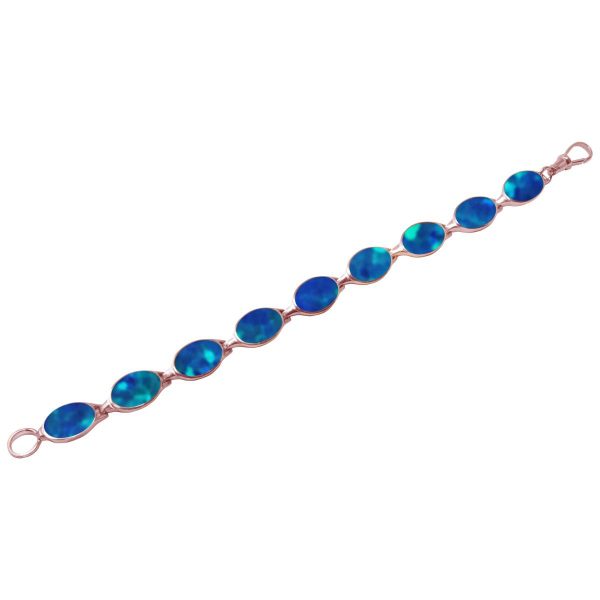 Rose Gold Opalite Cobalt Blue Bracelet