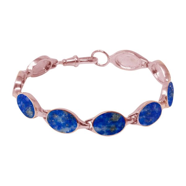 Rose Gold Lapis Bracelet