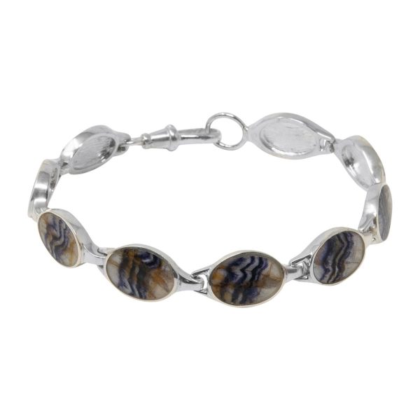 Silver Blue John Bracelet