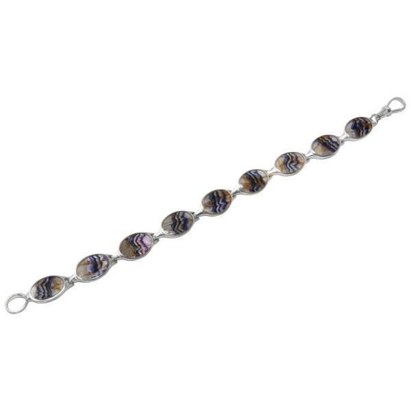 Silver Blue John Bracelet