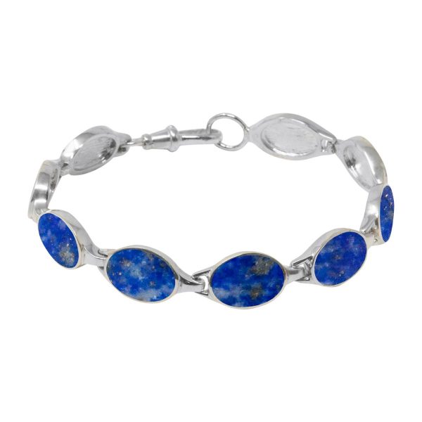 Silver Lapis Bracelet