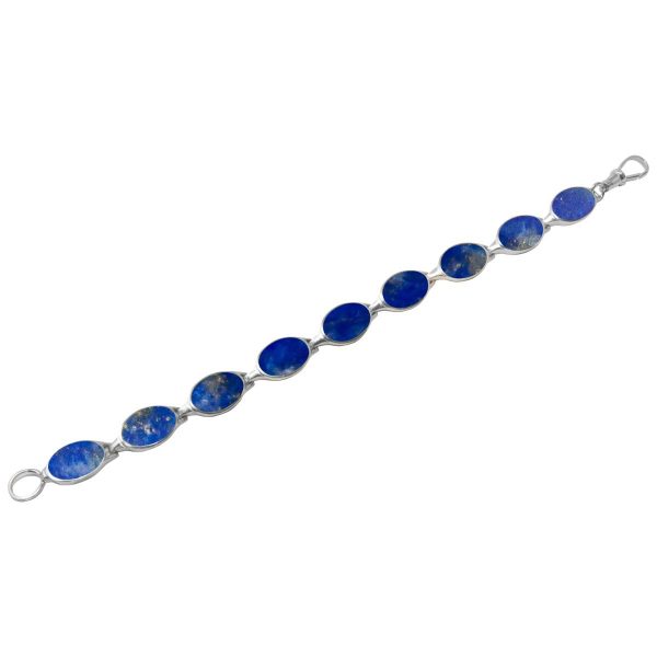 Silver Lapis Bracelet