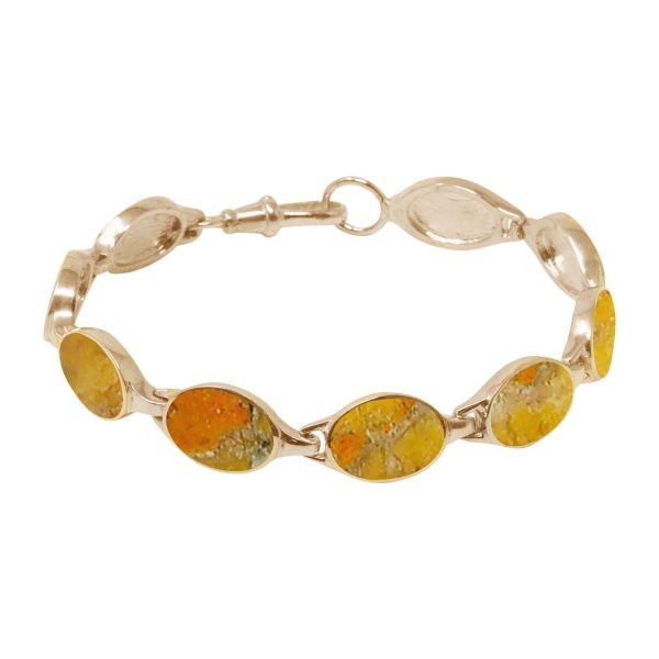 Yellow Gold Bumblebee Jasper Bracelet