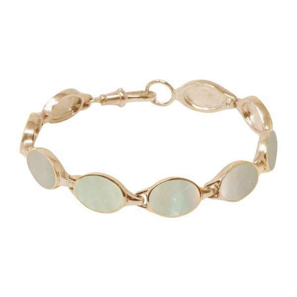 Yellow Gold Mother of Pearl Bracelet