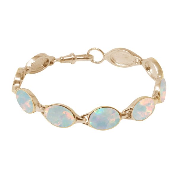 Yellow Gold Opalite Sun Ice Bracelet