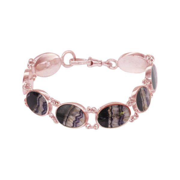 Rose Gold Blue John Bracelet