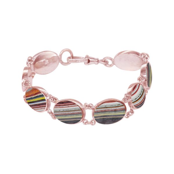 Rose Gold Fordite Bracelet