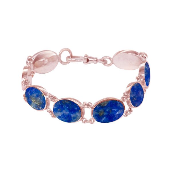 Rose Gold Lapis Bracelet