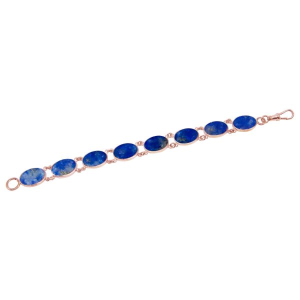 Rose Gold Lapis Bracelet