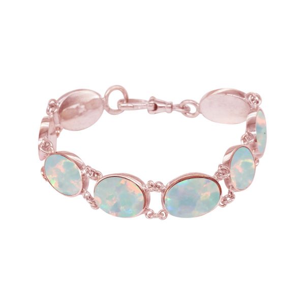 Rose Gold Opalite Sun Ice Bracelet