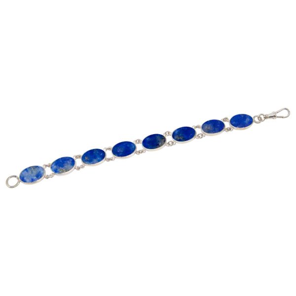 Silver Lapis Bracelet