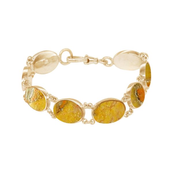 Yellow Gold Bumblebee Jasper Bracelet